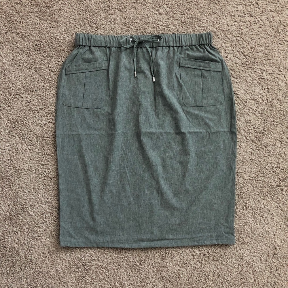 Calvin Klein Grey Melange Skirt Womens M
